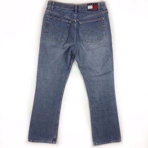 Vintage Tommy Hilfiger jeans boot cut spell out flag faded 80s 90s y2k size 29